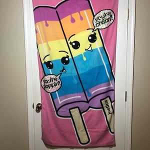 Justice beach towel with bag